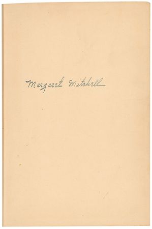 Lot #771 Margaret Mitchell Book - Image 1