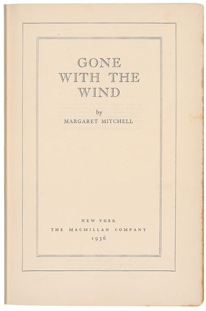 Lot #771 Margaret Mitchell Book - Image 4