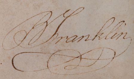 Lot #234 Benjamin Franklin: As the election draws near, Franklin grants land outside of Philadelphia - Image 2