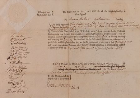 Lot #583 Revolutionary War: James Otis and Benjamin Lincoln Signed Document - Image 2