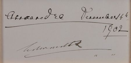 Lot #255 King Edward VII and Queen Alexandra Signatures - Image 2