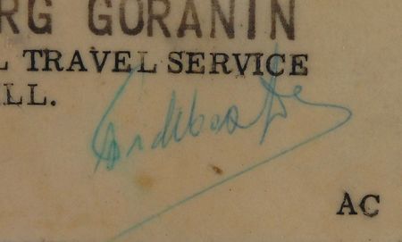 Lot #196 Fidel Castro Name Tag - Image 2