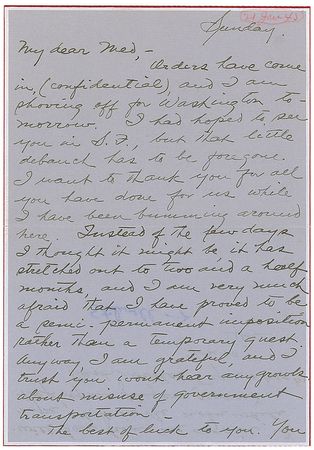 Lot #617 Joseph Stilwell - Image 1