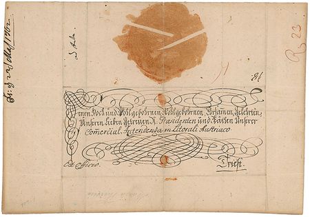 Lot #272 Maria Theresa Signed Document - Image 3