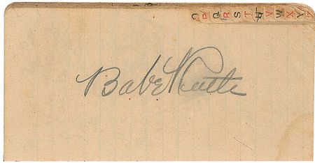 Lot #1547 Babe Ruth and W. C. Fields: Two of America?s earliest masters of their craft?Ruth and Fields - Image 1