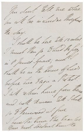Lot #589 Duke of Wellington Handwritten Letter Signed - Image 2
