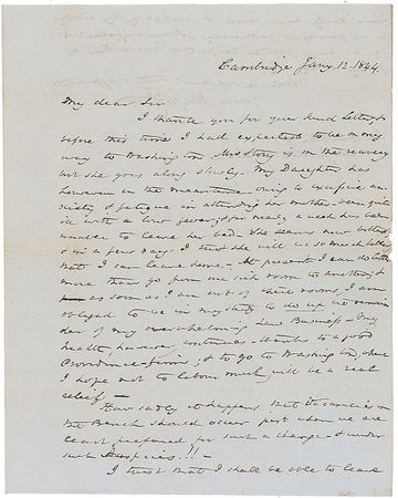 Lot #462 Supreme Court: Joseph Story: “How sadly it happens that vacancies on the Bench should occur just when we are least prepared for such a change and under such auspices!” - Image 1