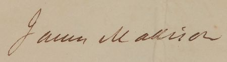 Lot #8 James Madison and James Monroe Signed Document - Image 3