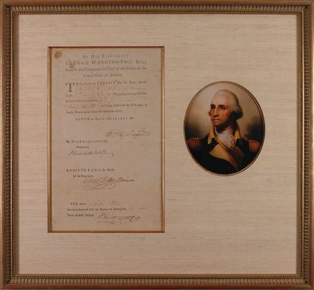 Lot #1 George Washington: Washington discharges a