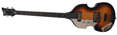 Lot #932 Beatles: Paul McCartney: Trademark Hofner ?violin? bass signed in person - Image 1
