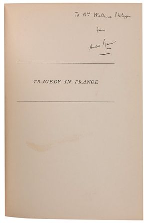 Lot #832 Andre Maurois - Image 1