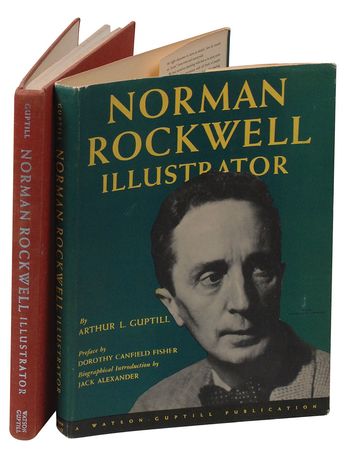 Lot #777 Norman Rockwell: Highlighting a 1946 first edition with an original sketch - Image 2