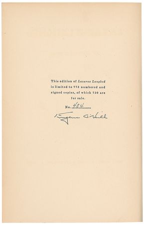 Lot #772 Eugene O’Neill - Image 1