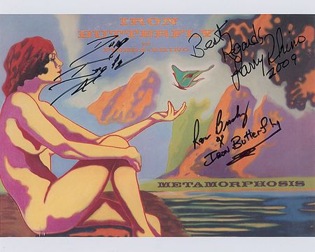 Lot #1109 Iron Butterfly Signed Photographs - Image 1