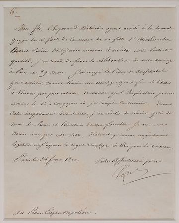 Lot #279 Napoleon Signed Letter - Image 2