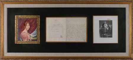 Lot #334 Hortense de Beauharnais Handwritten Letter Signed - Image 1