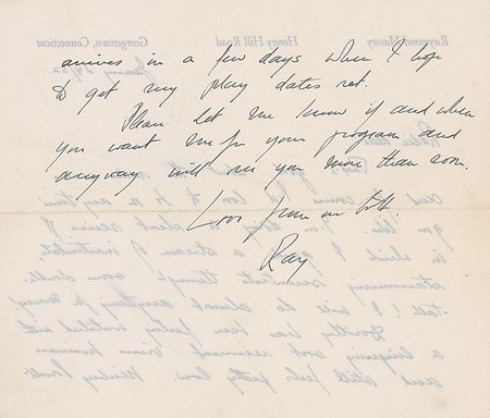 Lot #1458 Raymond Massey - Image 2