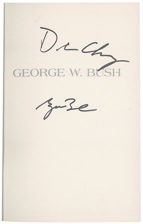 Lot #174 George W. Bush and Dick Cheney Book - Image 1