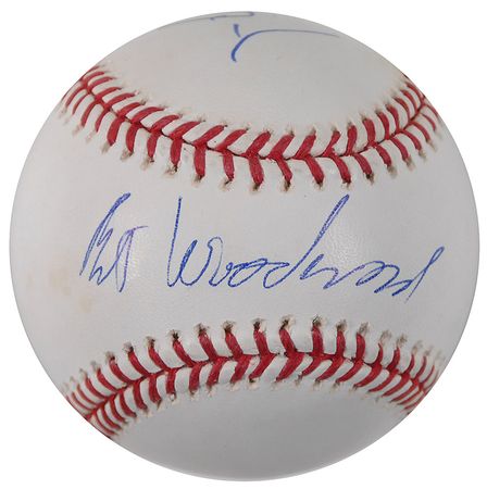 Lot #481 Watergate: Woodward and Bernstein Baseball - Image 2