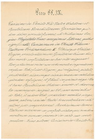 Lot #294 Pope Pius IX Signed Letter - Image 1
