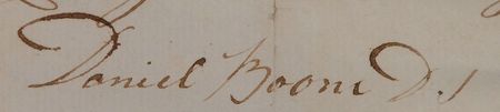 Lot #193 Daniel Boone: A rare 1784 land survey for 50,000 acres—including the location of ‘Boone’s Rock’ - Image 2