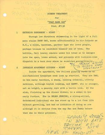 Lot #866 Walt Disney Hand-Notated Script - Image 1