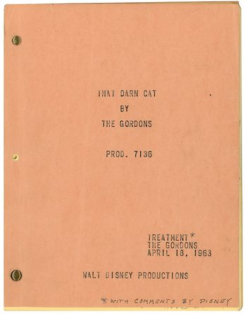 Lot #866 Walt Disney Hand-Notated Script - Image 3