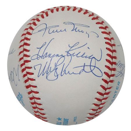 Lot #1534 Baseball: 500 Home Run Club Baseball - Image 1