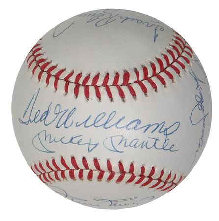 Lot #1534 Baseball: 500 Home Run Club Baseball - Image 4