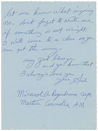 Lot #945 Sidney Bechet Handwritten Letter Signed - Image 2