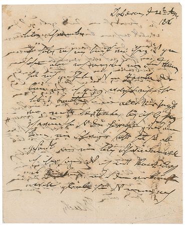 Lot #561 Gebhard Leberecht von Blucher Handwritten Letter Signed - Image 1