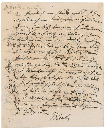 Lot #561 Gebhard Leberecht von Blucher Handwritten Letter Signed - Image 2