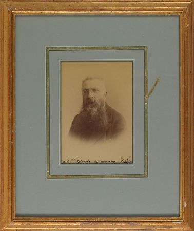 Lot #779 Auguste Rodin: Spectacular portrait of the renowned sculptor - Image 1