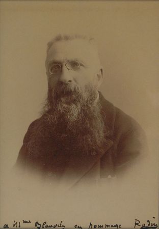 Lot #779 Auguste Rodin: Spectacular portrait of the renowned sculptor - Image 2