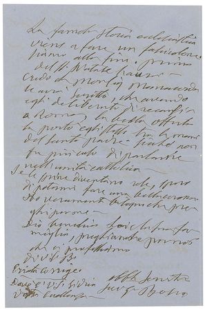 Lot #191 Saint John Bosco: Rare letter from the Italian saint - Image 2