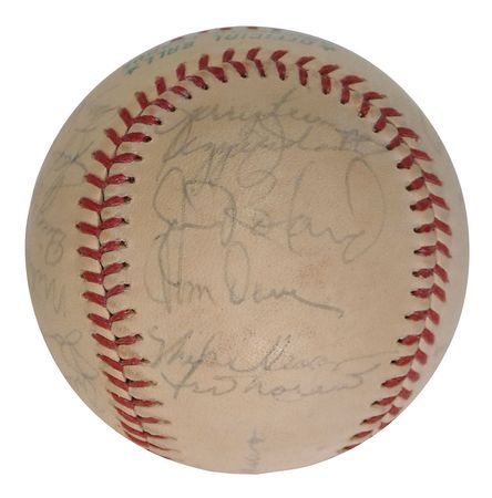 Lot #1650 Oakland A’s Baseball - Image 1