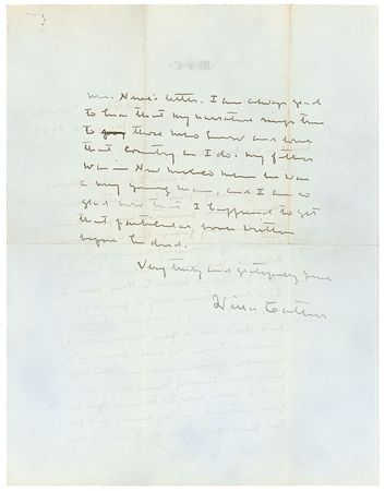 Lot #828 Willa Cather: ?I am always glad to hear that my narratives ring true to those who know & love that country as I do? - Image 2