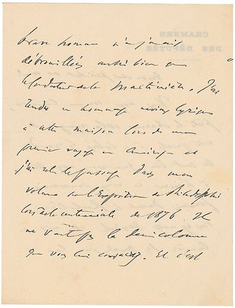 Lot #1716 Ferdinand Buisson Handwritten Letter Signed - Image 2