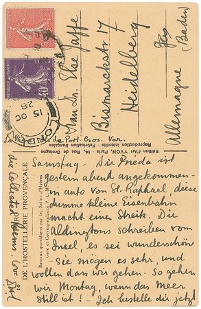 Lot #858 D. H. Lawrence Handwritten Letter Signed - Image 1