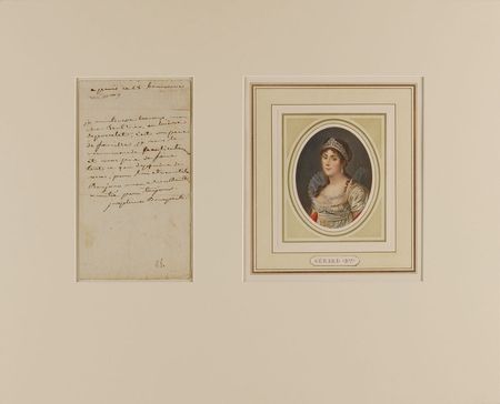 Lot #187 Josephine Bonaparte: Josephine writes to Napoleon?s Minister of War - Image 1