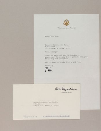 Lot #164 Bill Clinton Letters - Image 1