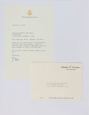 Lot #165 Bill Clinton Letters - Image 2