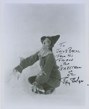 Lot #1491 Wizard of Oz: Ray Bolger Signed Photograph - Image 1
