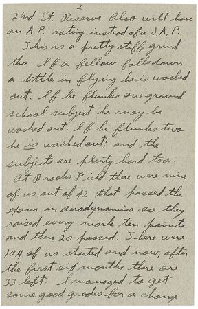 Lot #742 Charles Lindbergh: “We have been extreamly luckey in this class and no one has been killed altho there were several who should have been considering the crashes they had” - Image 2