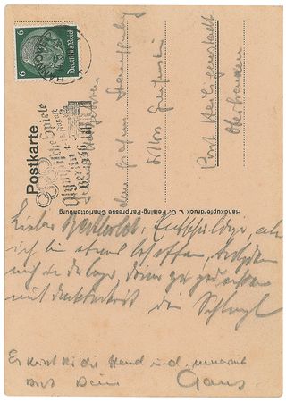 Lot #712 Claus von Stauffenberg Signature - Image 1