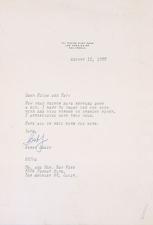 Lot #1139 Bobby Darin - Image 1