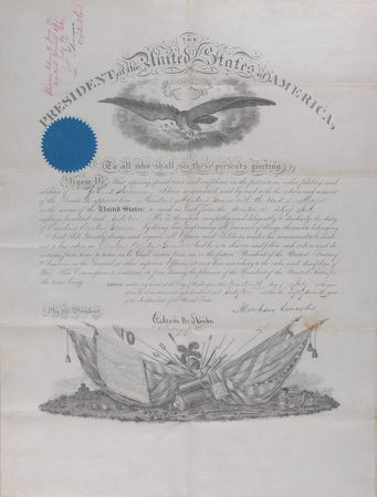 Lot #24 Abraham Lincoln: Exceptional Civil
