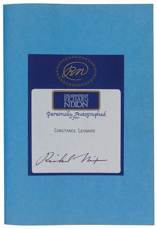 Lot #139 Richard Nixon Book - Image 1