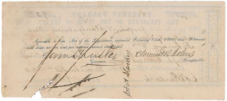 Lot #253 Sam Houston: Issued for “protection of the frontier” - Image 2