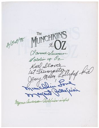 Lot #1493 Wizard of Oz: Munchkins Book - Image 1